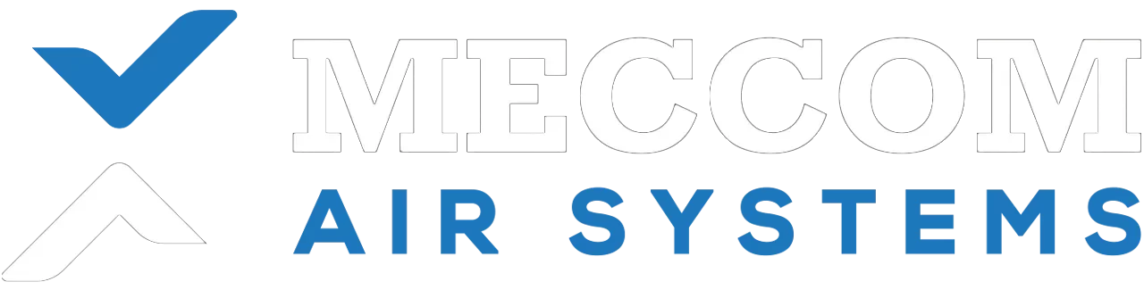 Meccom Logo White